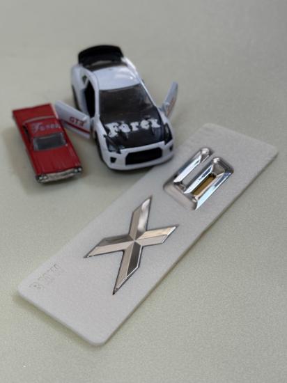 X6 Krom Bagaj Yazısı 3M 3D ABS