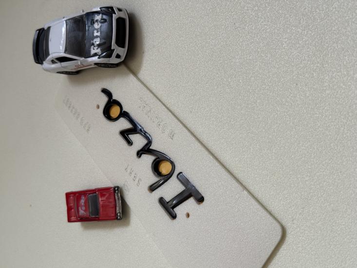 Torres Piano Black Bagaj Yazısı 3M 3D ABS