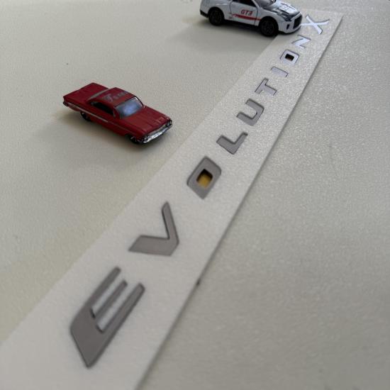 Evolution X Gri Bagaj Yazısı Yeni Nesil Boşluklu 3M 3D ABS