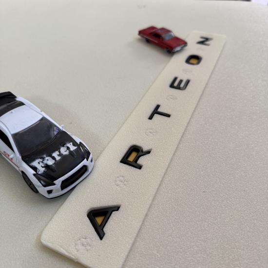 Arteon Piano Black Yeni Nesil Bagaj Yazısı 3M 3D ABS