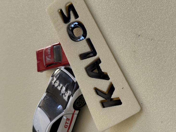 Kalos Piano Black Bagaj Yazısı 3M 3D ABS