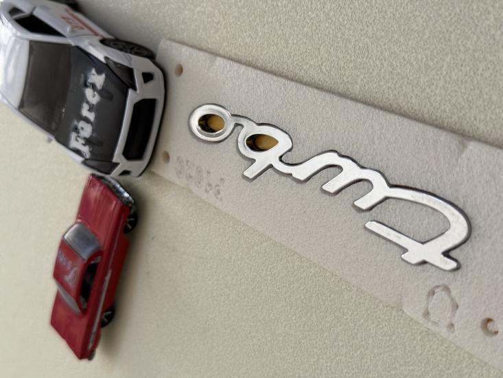 Turbo ( Porsche ) Krom Bagaj Yazısı 3M 3D ABS