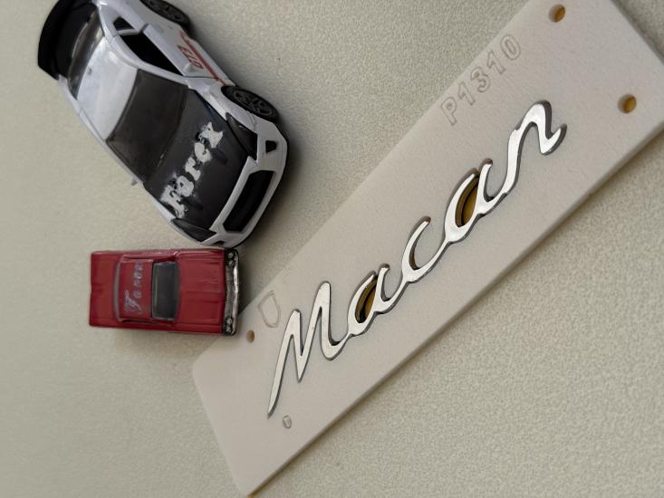 Porsche Macan Krom Bagaj Yazısı 3M 3D ABS