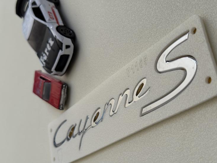 Porsche Cayenne S Krom Büyük Boy Bagaj Yazısı 3M 3D ABS