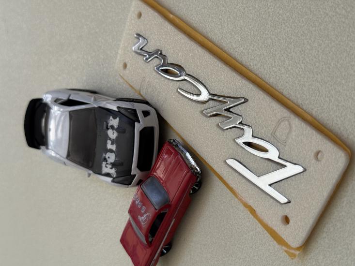 Porsche Taycan Krom Bagaj Yazısı 3M 3D ABS