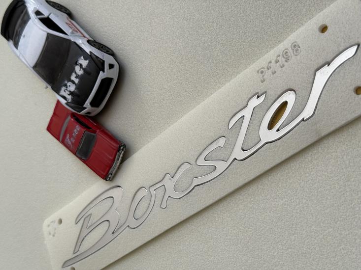 Porsche Boxster Krom Bagaj Yazısı 3M 3D ABS