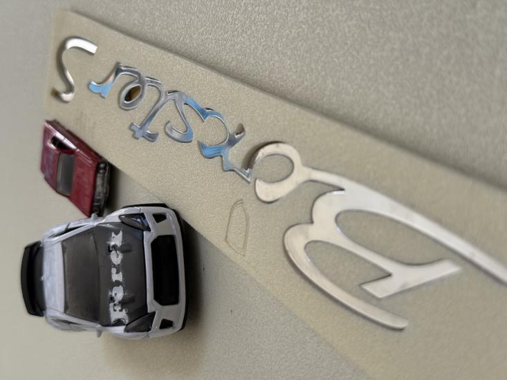 Porsche Boxster S Krom Bagaj Yazısı 3M 3D ABS