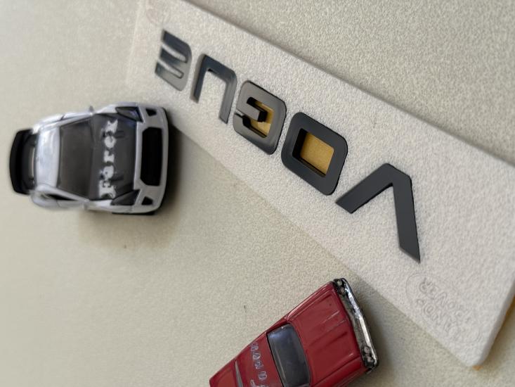 Vogue Monogram Bagaj Yazısı 3M 3D ABS