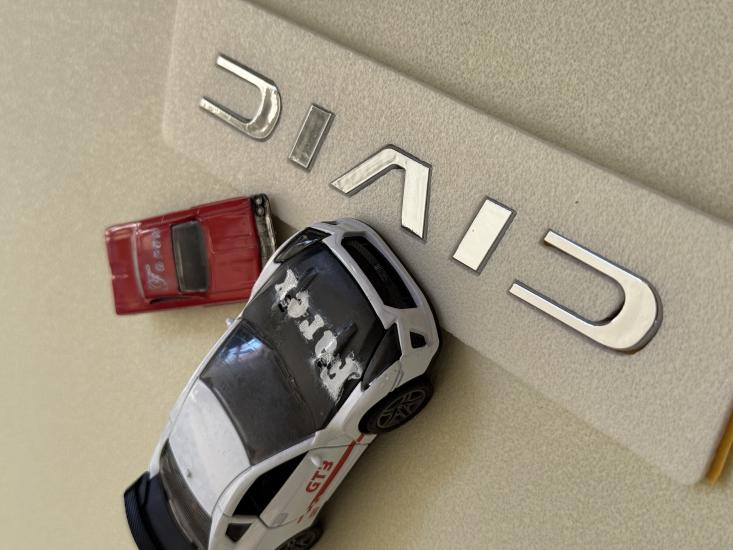 Civic Krom Bagaj Yazısı 3M 3D ABS