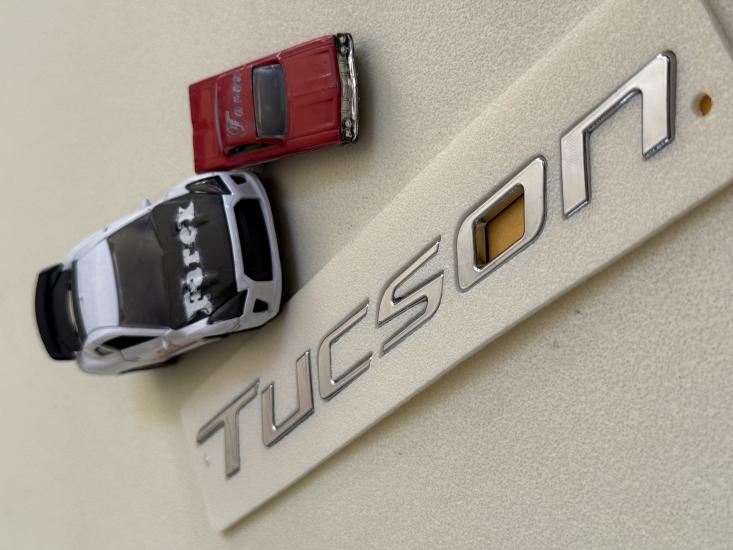 Tucson Krom Bagaj Yazısı 3M 3D ABS