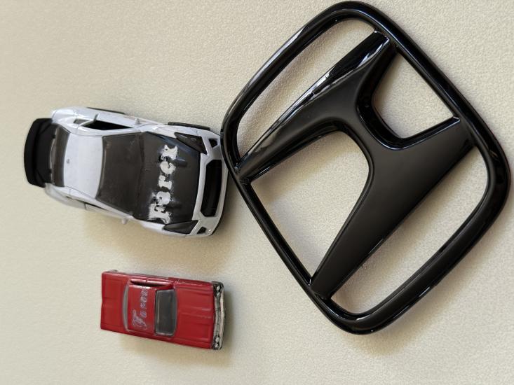 Honda Piano Black Panjur Arması Büyük Boy 3M 3D ABS