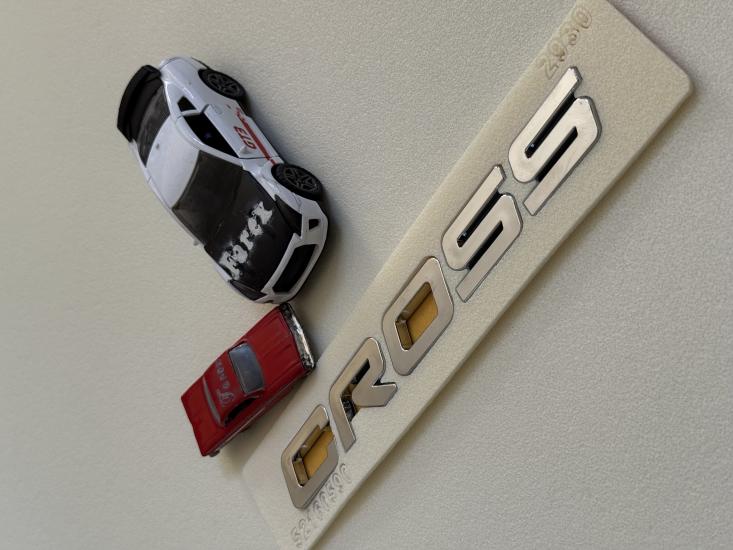 Fiat Cross Krom Bagaj Yazısı 3M 3D ABS