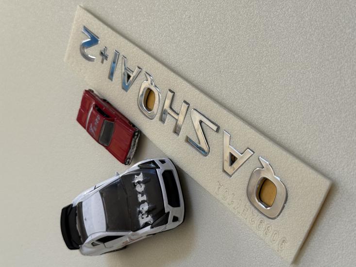 Nissan Qashqai +2 Krom Bagaj Yazısı 3M 3D ABS