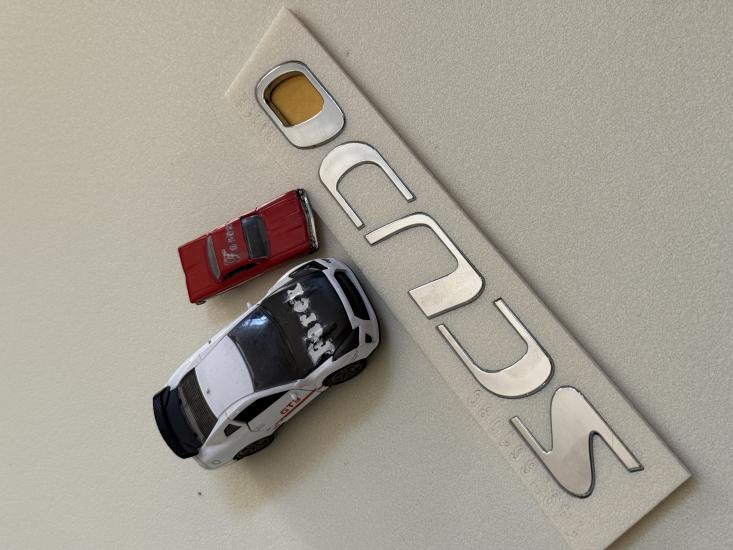 Fiat Scudo Krom Bagaj Yazısı 3M 3D ABS