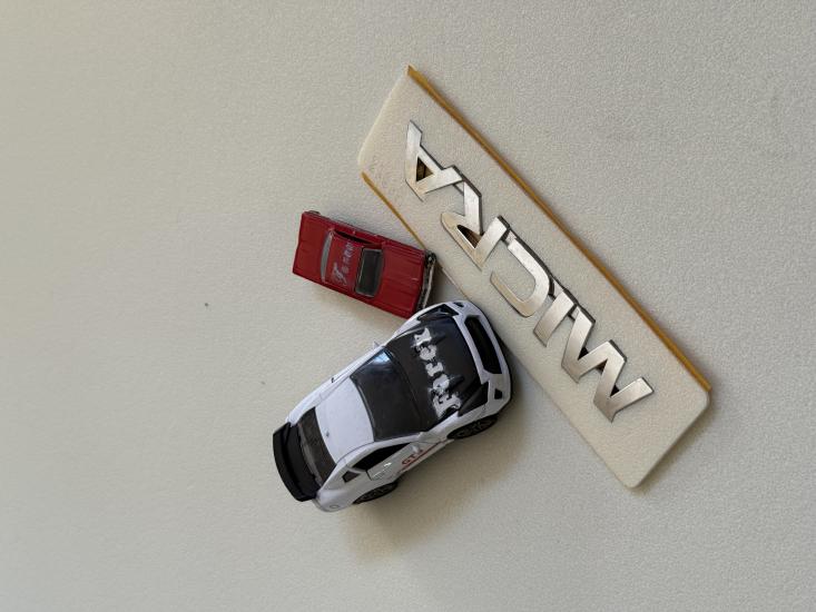 Nissan Micra Krom Bagaj Yazısı 3M 3D ABS