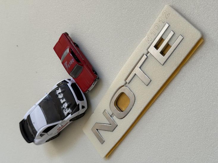 Nissan Note Eski Model Krom Bagaj Yazısı 3M 3D ABS