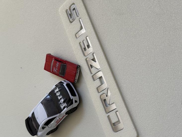 Cruze LS Krom Bagaj Yazısı 3M 3D ABS