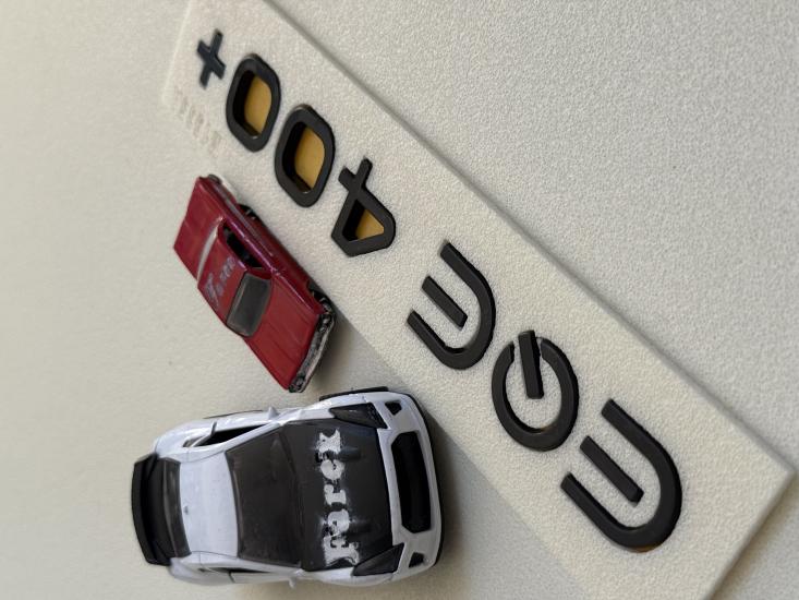 Benz EQE 400+ Piano Black Bagaj Yazısı 3M 3D ABS