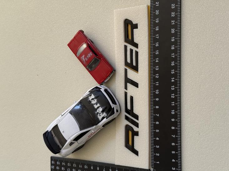 Rifter Yeni Nesil Piano Black Bagaj Yazısı 3M 3D ABS