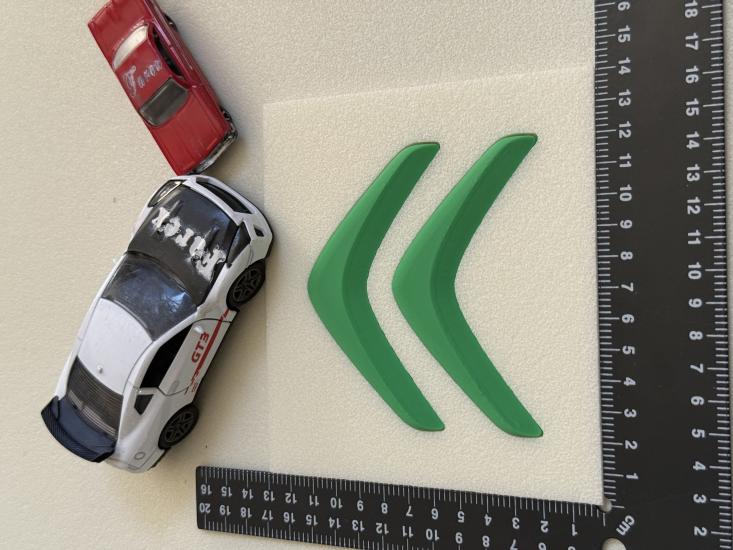 Citroen Çavuş Arması Yeşil 3M 3D ABS