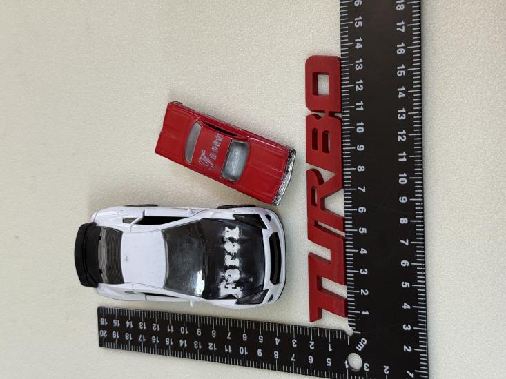 Turbo Kırmızı Bagaj Yazısı 3M 3D ABS Tüm Araçlarla Uyumlu