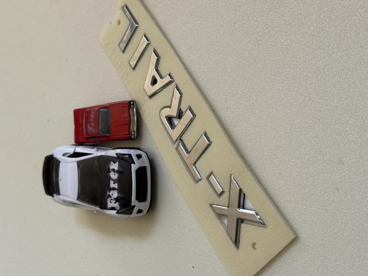 Nissan X-Trail Krom Bagaj Yazısı 3M 3D ABS