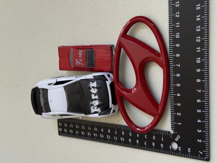 Hyundai Kırmızı Panjur Arması 3M 3D ABS