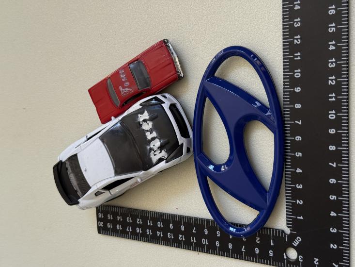 Hyundai Mavi Panjur Arması 3M 3D ABS