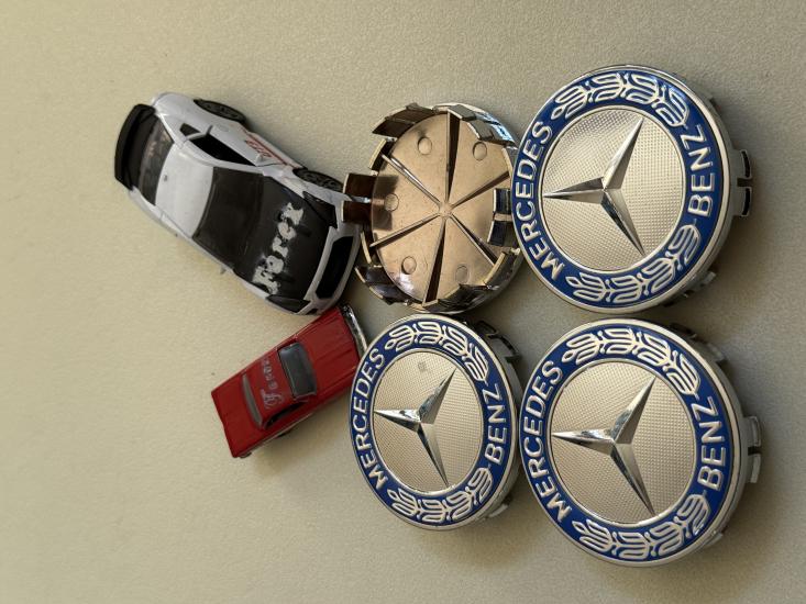 Mercedes-Benz Krom Jant Kapak Arması Seti 4’lü 3M 3D ABS
