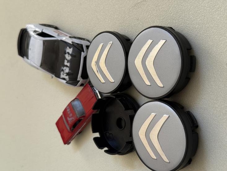 Citroen Gri Jant Kapak Arması Seti 4’lü 3M 3D ABS