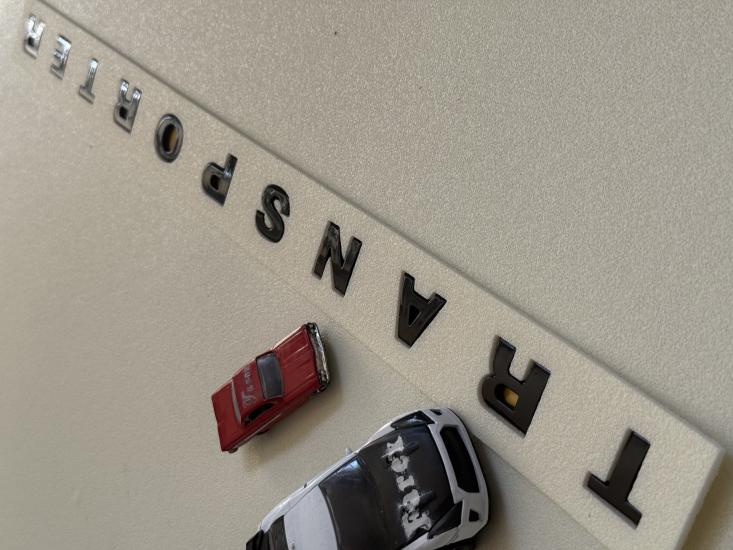 Volkswagen Transporter T4-T5 Boşluklu Piano Black Bagaj Yazısı 3M 3D ABS