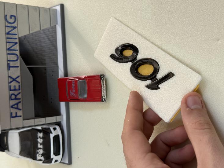 Peugeot 106 Piano Black Bagaj Yazısı 3M 3D ABS