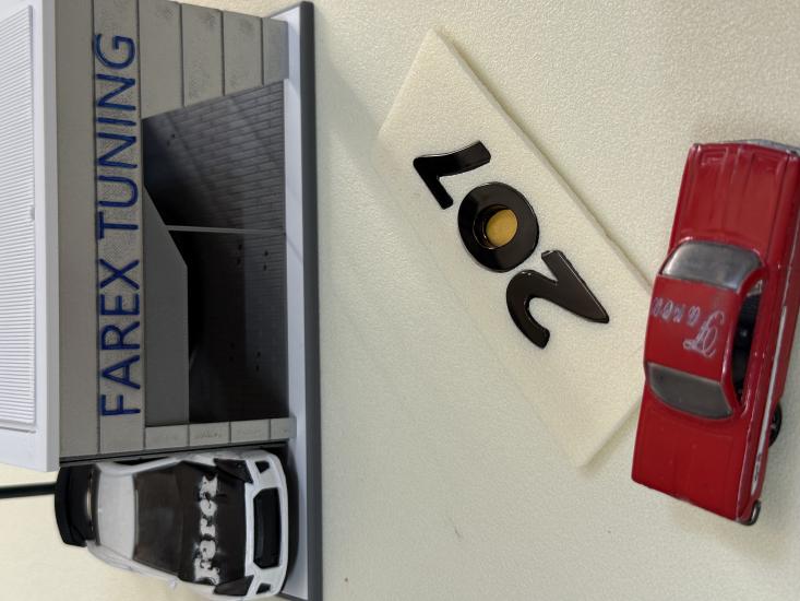 Peugeot 207 Piano Black Bagaj Yazısı 3M 3D ABS