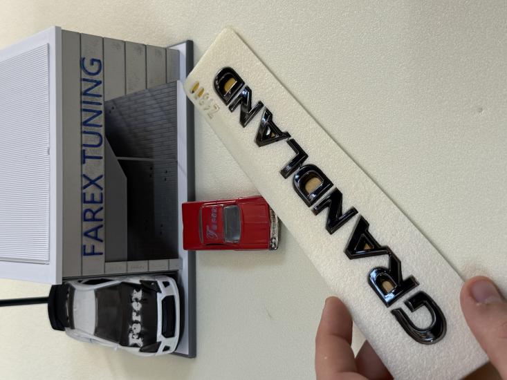 Opel Grandland  Piano Black Bagaj Yazısı 3M 3D ABS