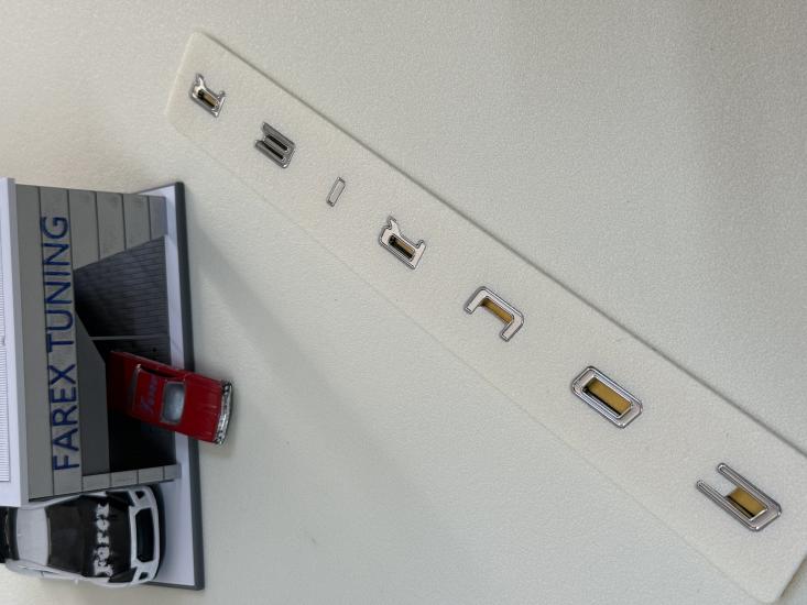 Ford Courier Yeni Nesil Boşluklu Krom Bagaj Yazısı 3M 3D ABS