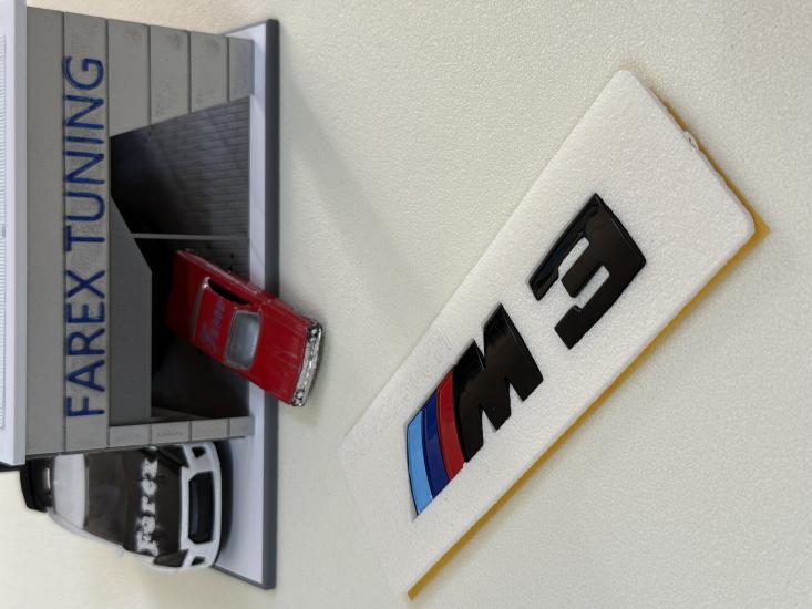 Bmw M3 Piano Black Bagaj Yazısı 3M 3D ABS