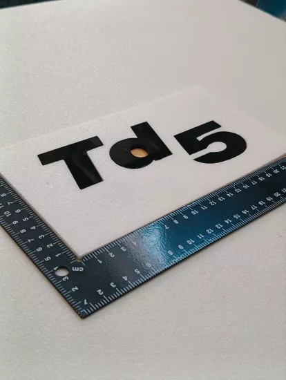 Td5 Piano Black Bagaj Yazısı 3M 3D ABS