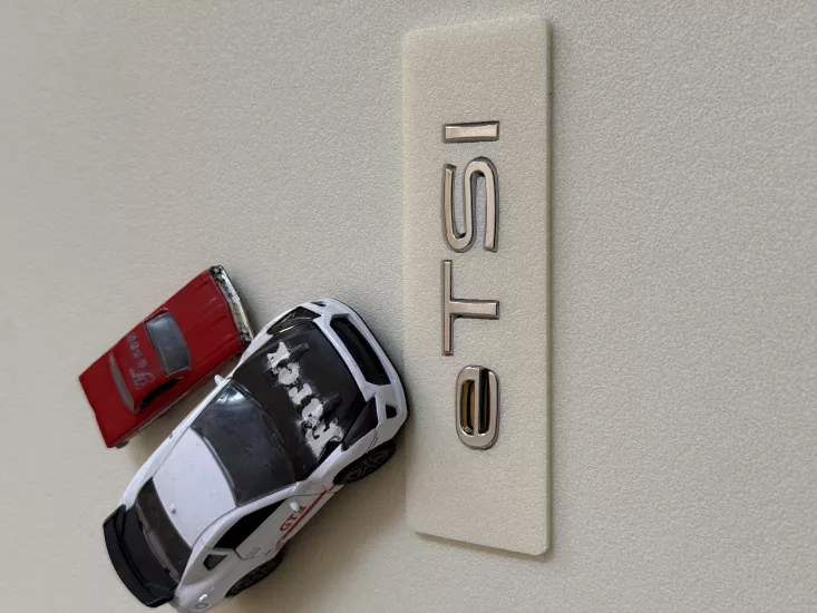 eTSI Krom Bagaj Yazısı Golf, Passat, Arteon, Tiguan, Tayron Uyumlu 3M 3D ABS